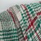 Green Red Plaid Blanket Throw Acrylic Soft Reversible Dyed Fringed Bed Blanket for Christmas Indoor Decorations 50" W x 67" L -Christmas Color